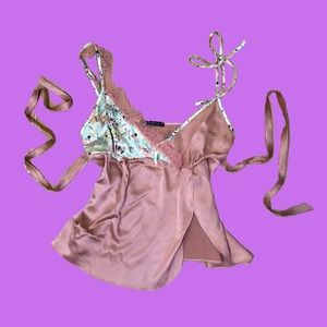 Vintage vannina vesperini lingerie top